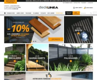 Deck-Linea.com(Terrasse bois) Screenshot