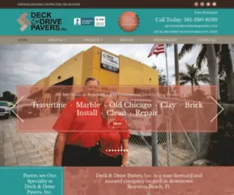 Deckanddrive.com(Paver Installation North Palm Beach) Screenshot