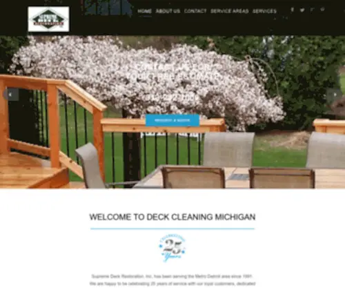Deckcleaningmichigan.com(Deck Cleaning Michigan) Screenshot