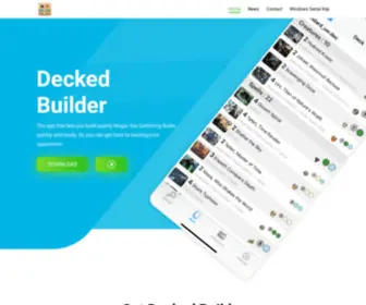 Deckedbuilder.com(Magic the Gathering Deck Builder Application) Screenshot
