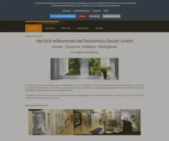 Decker-Fenster.de(Türen) Screenshot