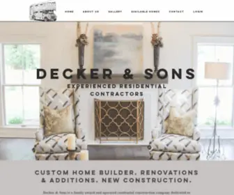 Deckerbuilt.com(NEW HOME) Screenshot