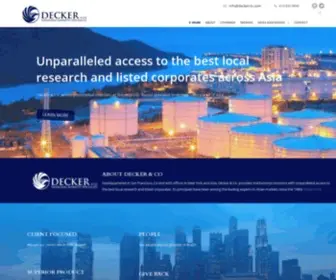 Deckerco.com(Decker and Co) Screenshot