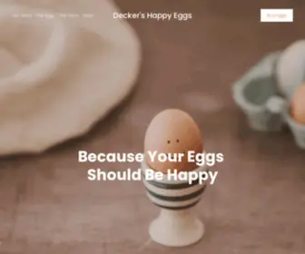 Deckershappyeggs.com(Decker's Happy Eggs) Screenshot