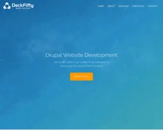 Deckfifty.com(Deck Fifty Design) Screenshot