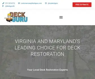 Deckguru.com(Deck Repair and Restoration) Screenshot