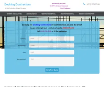 Decking-SF.com(Decking Contractors in San Francisco) Screenshot