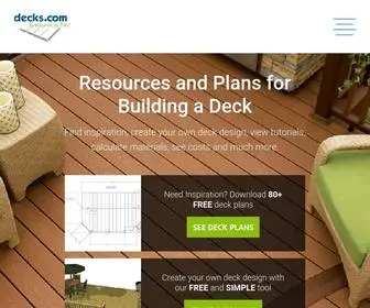 Decks.com(Resources for Building Your Deck) Screenshot