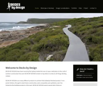 Decksbydesign.com.au(Decks by design) Screenshot