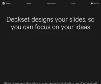 Decksetapp.com(Introducing Deckset) Screenshot
