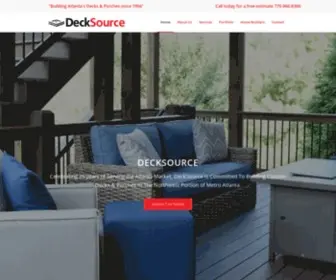 Decksource.com(Deck Builder in Metro Atlanta) Screenshot