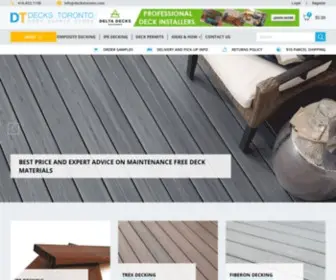 Deckstoronto.com(Decks Toronto) Screenshot