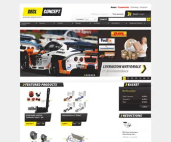 Decl-Concept.com(Piéces compétition véhicule historique et rallye) Screenshot