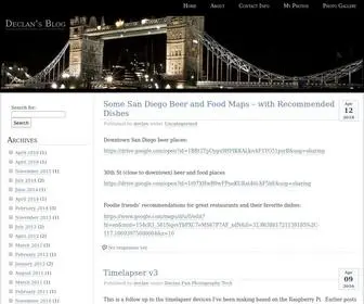 Declan.net(Declan's Blog) Screenshot