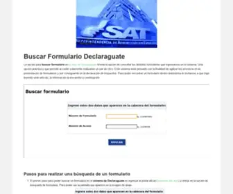 Declaraguatesat.com(Declaraguate SAT ▷ Declaración Y Pago De Impuestos) Screenshot