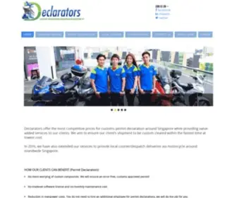 Declarators.com.sg(Home) Screenshot