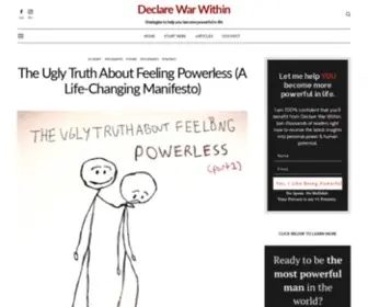 Declarewarwithin.com(Declare War Within) Screenshot