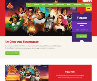 Declubvansinterklaas.nl(De Club van Sinterklaas) Screenshot