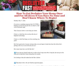 Declutterfast.com(Declutter Fast) Screenshot