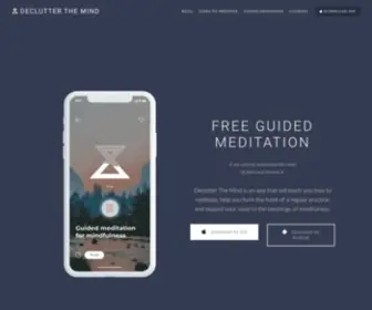 Declutterthemind.com(Declutter The Mind) Screenshot