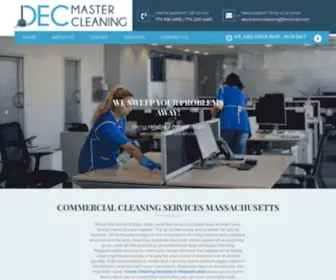 Decmastercleaning.com(Dec Master Cleaning Services Worcester MA) Screenshot