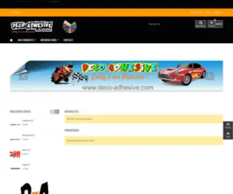 Deco-Adhesive.com(Autocollants, Stickers et décorations adhésive pour Autos, Motos, Vélos, Bateaux, Avions) Screenshot