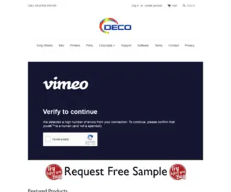 Deco.uk.com(DECO Enterprises) Screenshot