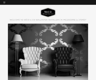 Decoandco.com.au(Wallpaper Installer in Melbourne) Screenshot