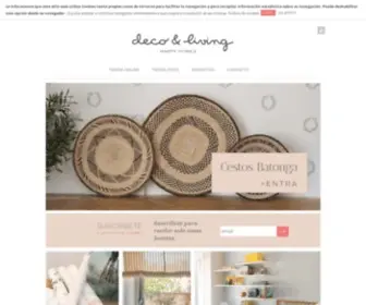 Decoandliving.com(Deco and Living) Screenshot