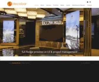 Decobar.com.sg(Design, Renovation, Turnkey Projects) Screenshot