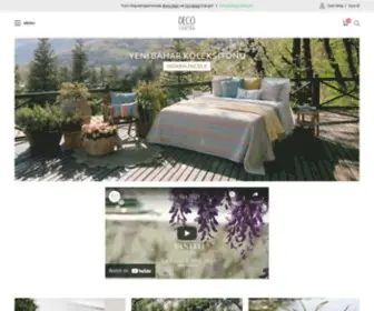 Decocenter.com.tr(Ev Tekstili Ürünlerinde Benzersiz Sunumlar) Screenshot