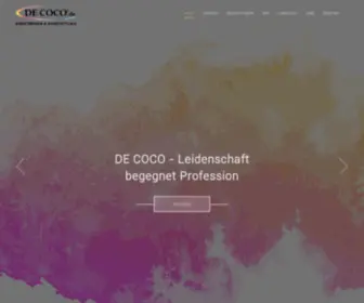 Decoco.de(DE COCO I Eventdesign & Ausstattung I Dekoration) Screenshot
