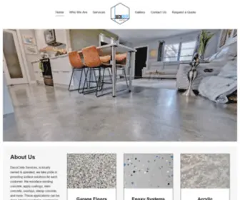 Decocreteservices.com(Decorative Concrete Contractor in Sarasota) Screenshot