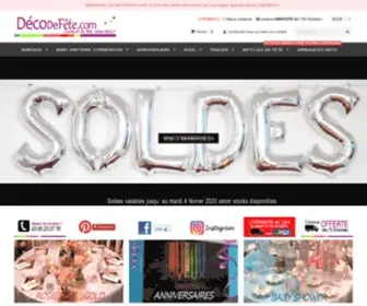 Decodefete.com(Magasin de décoration de mariage) Screenshot
