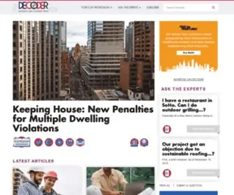 Decoderny.com(New York Building Code News) Screenshot