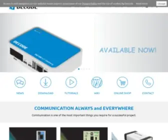 Decode.rs(Decode is a company) Screenshot