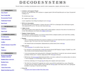 Decodesystems.com(Decode Systems) Screenshot