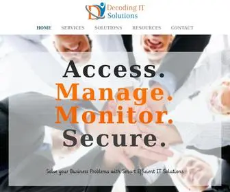 Decodingitsolutions.com(Decoding IT Solutions) Screenshot