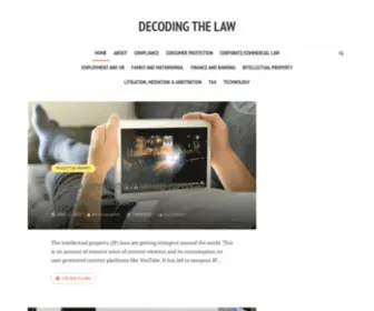 Decodingthelaw.com(Decoding the Law) Screenshot