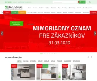 Decodom.sk(Moderné kuchyne a kvalitný nábytok) Screenshot