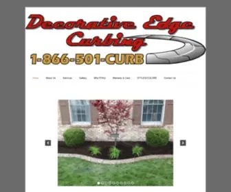 Decoedgecurb.com(Decorative Edge Curbing) Screenshot