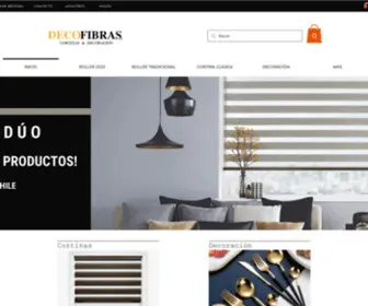Decofibras.cl(CORTINAS ROLLER EN LA SERENA) Screenshot