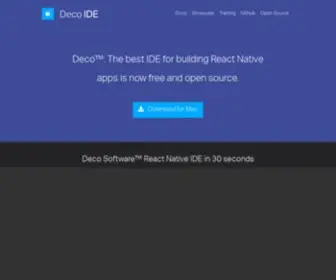 Decoide.org(React Native IDE) Screenshot