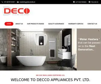 Decoindia.in(Decco Appliances Pvt) Screenshot