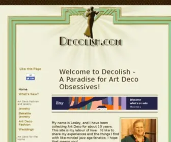 Decolish.com(A Fun Site for Art Deco Obsessives) Screenshot