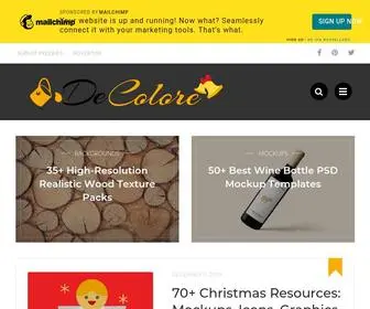 Decolore.net(Graphic & Web Design Resources) Screenshot