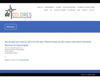 Decoloresgr.org(DeColores Ministries of Grand Rapids) Screenshot