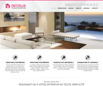 Decoluxtunisia.tn(Travaux de peintures) Screenshot