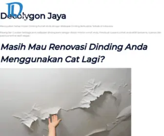 Decolygonjaya.com(Impian Wallpaper Anda) Screenshot