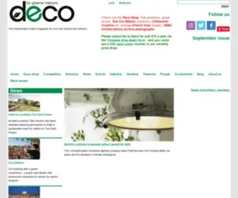 Decomag.co.uk(Inspiration for eco friendly interiors) Screenshot